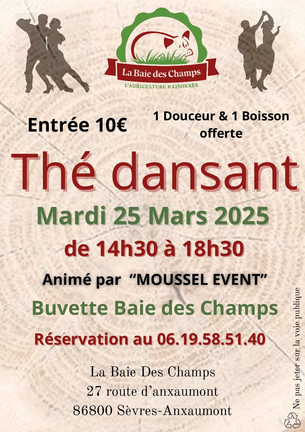 Thé Dansant Baie des champs