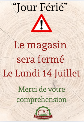 Magasin fermé