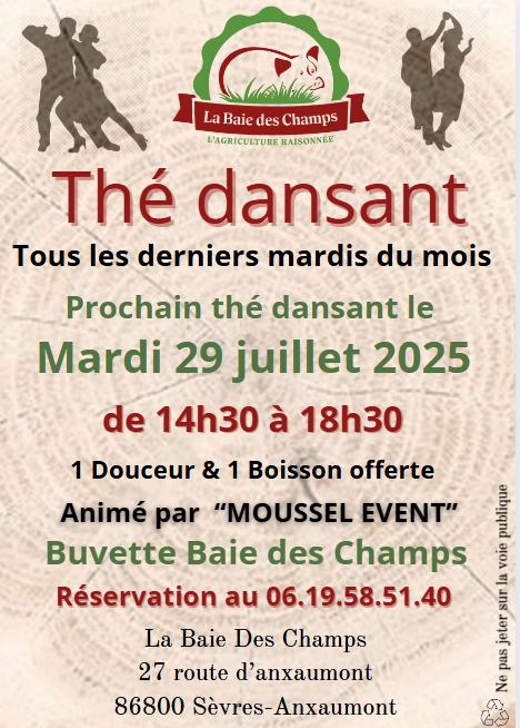 Thé Dansant Baie des champs